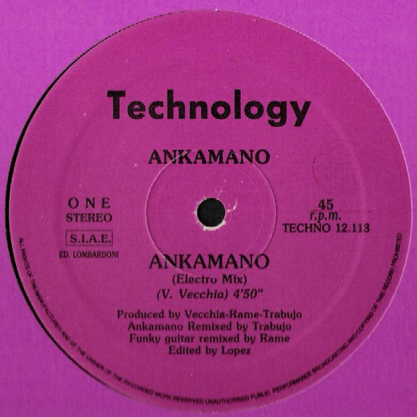 Ankamano : Ankamano / Funky Guitar (12")