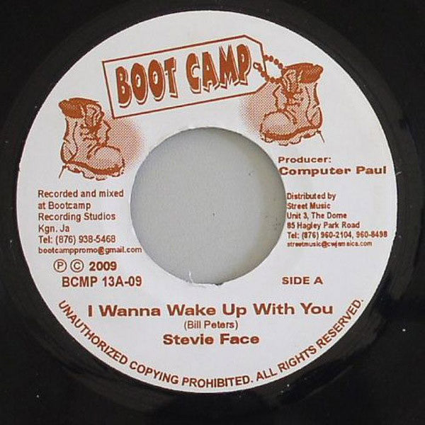 Stevie Face : I Wanna Wake Up With You (7")
