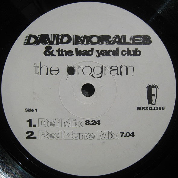 David Morales & The Bad Yard Club : The Program (2x12", Promo)