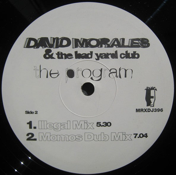 David Morales & The Bad Yard Club : The Program (2x12", Promo)