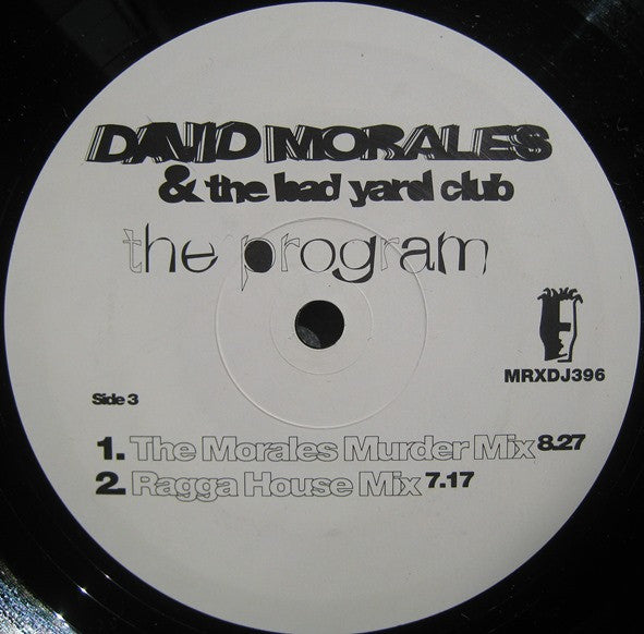 David Morales & The Bad Yard Club : The Program (2x12", Promo)