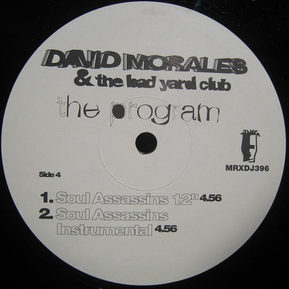 David Morales & The Bad Yard Club : The Program (2x12", Promo)