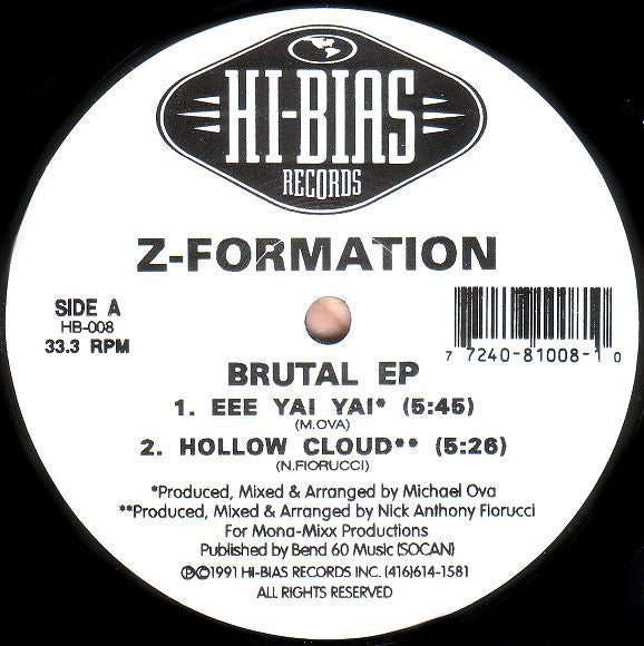 Z-Formation : Brutal EP (12", EP)