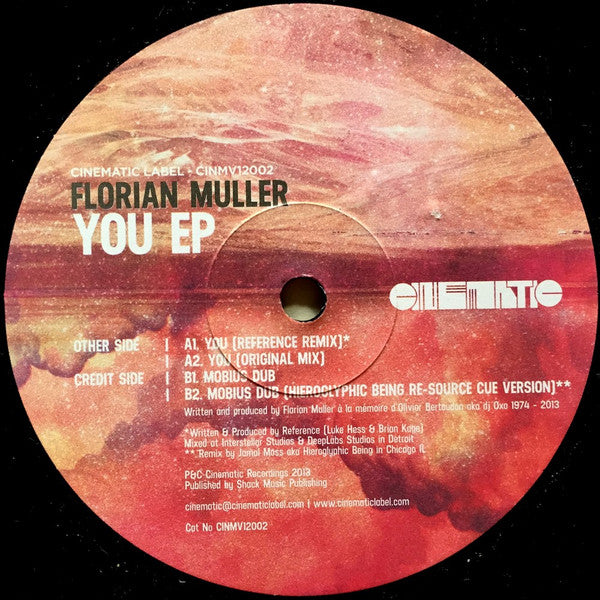 Florian Muller : You EP (12", EP)