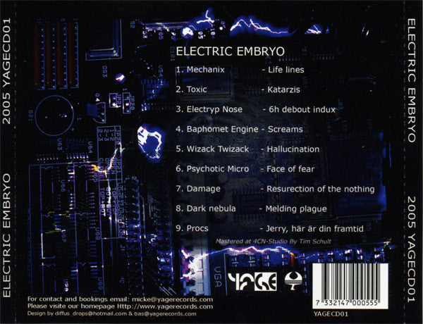 Various : Electric Embryo (CD, Comp)