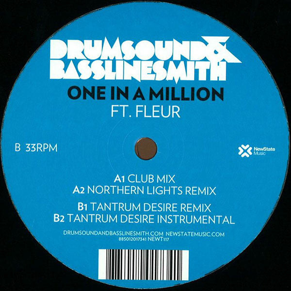 Drumsound & Simon "Bassline" Smith Ft. Fleur (6) : One In A Million (12")