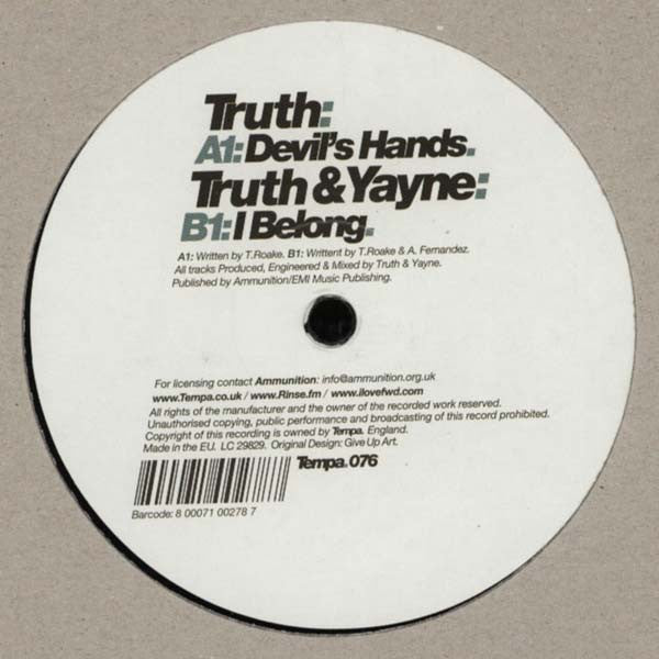 Truth (18) : Devil's Hands (12")