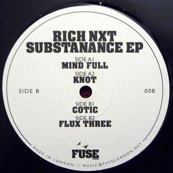 Rich NxT : Substance EP (12", EP)