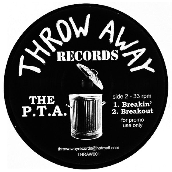 The P. T. A. : Breakin' / Breakout / Backin' (12")