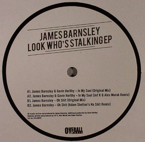 James Barnsley : Look Who's Stalking EP (12")