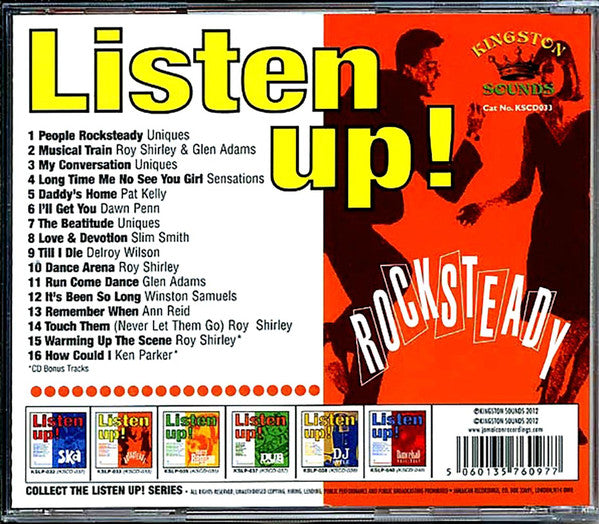 Various : Listen Up! Rocksteady (CD, Comp)