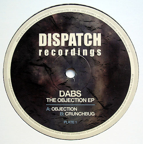 Dabs : The Objection EP (Plate 1) (12")