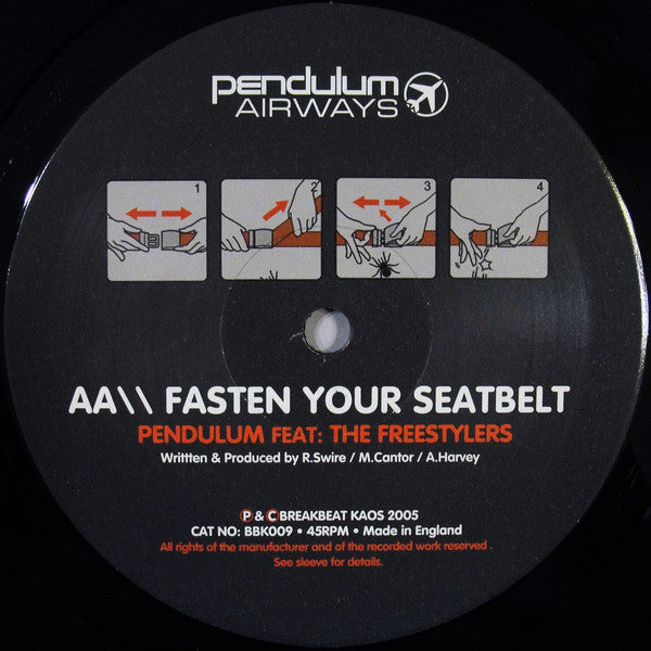 Pendulum (3) : Tarantula / Fasten Your Seatbelt (12")