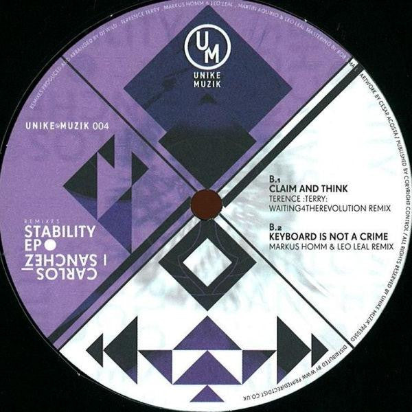 Carlos Sánchez : Stability EP (Remixes) (12", EP)