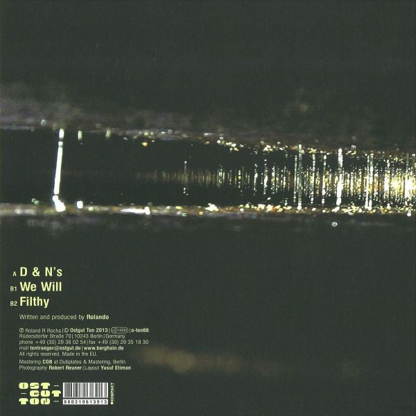 DJ Rolando : D & N's EP (12", EP)