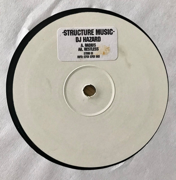 DJ Hazard : Radius / Restless  (12", Promo, W/Lbl, Sti)