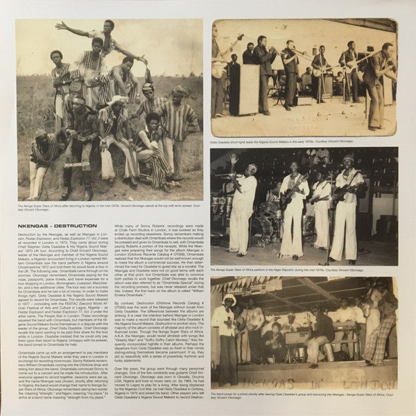 Nkengas : Destruction (LP, Album, RE)