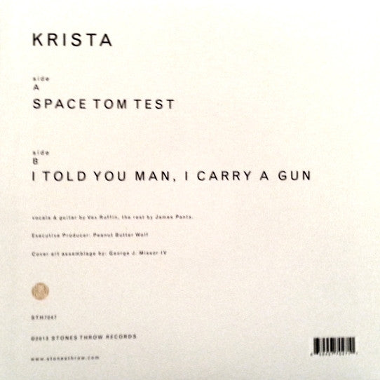 Krista (10) : Space Tom Test (7")