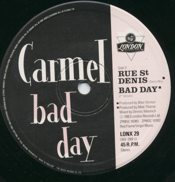 Carmel (2) : Bad Day (12")