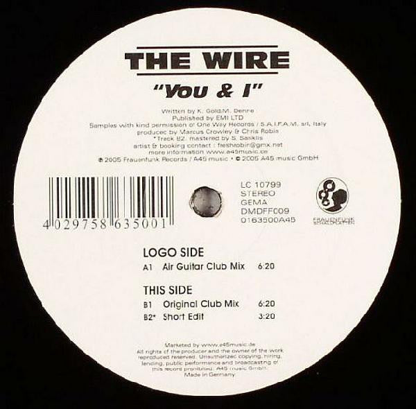 The Wire : You & I (12")