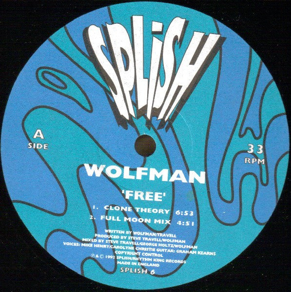 Wolfman : Free (12")