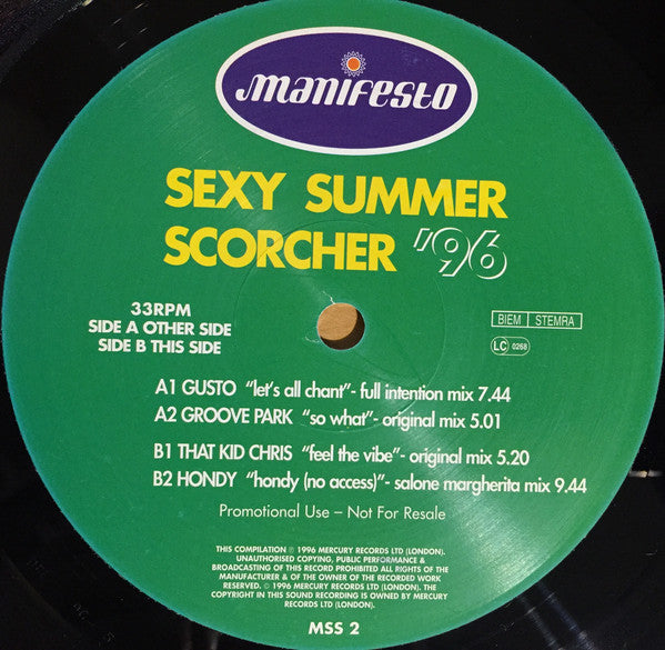 Various : Sexy Summer Scorcher '96 (12", Promo, 2)