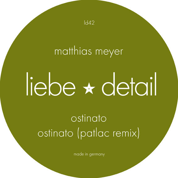 Matthias Meyer : Ostinato EP (12", EP)