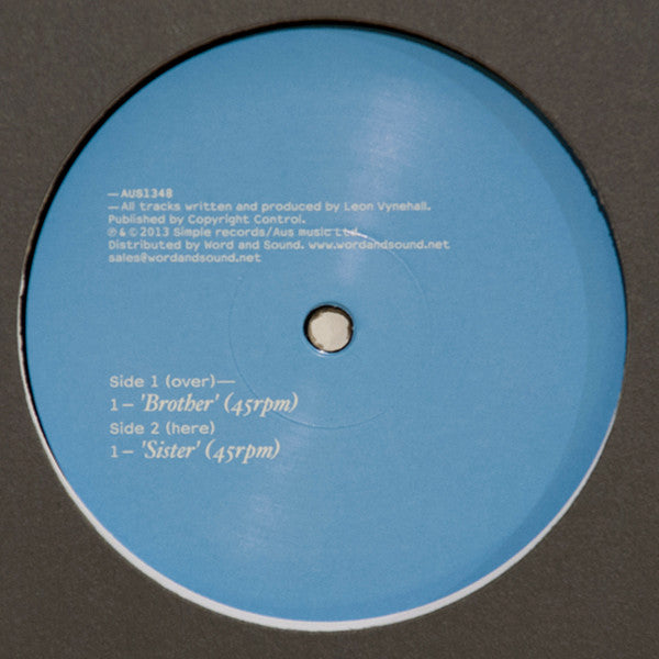 Leon Vynehall : Brother / Sister EP (12", EP)