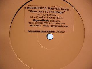 Da Monikeerz Ft. Marylin David : Make Love To The Boogie (12", Promo, W/Lbl)