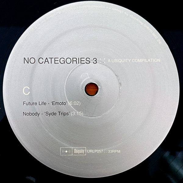 Various : No Categories 3 :: A Ubiquity Compilation (2x12", Album, Comp)