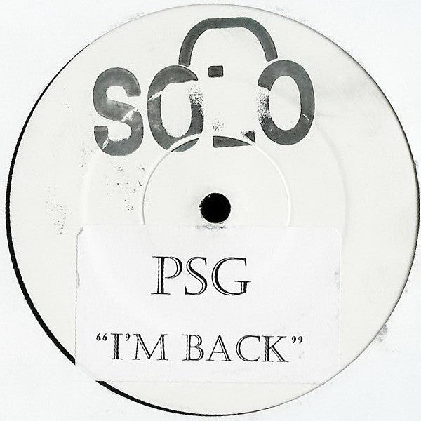 PSG : I'm Back (12", Promo, W/Lbl, Sti)