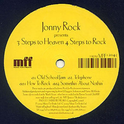 Jonny Rock : 3 Steps To Heaven 4 Steps To Rock (12")