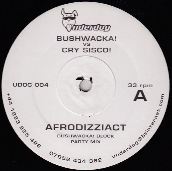 Cry Sisco! : Afrodizziact (12")