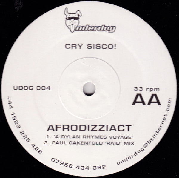 Cry Sisco! : Afrodizziact (12")