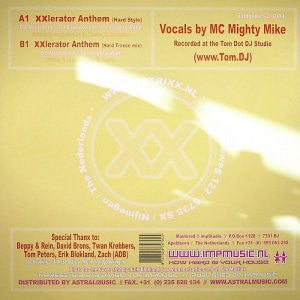 DJ Michael vs. Equinoxx Ft. MC Mighty Mike : XXlerator Anthem (12")