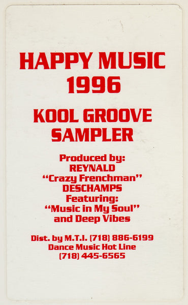 Reynald Deschamps / Deep Vibes : Kool Groove Sampler (12", Smplr)