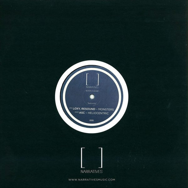 Blocks & Escher Featuring Loxy & Resound & ASC : Monsters / Heliocentric (12")