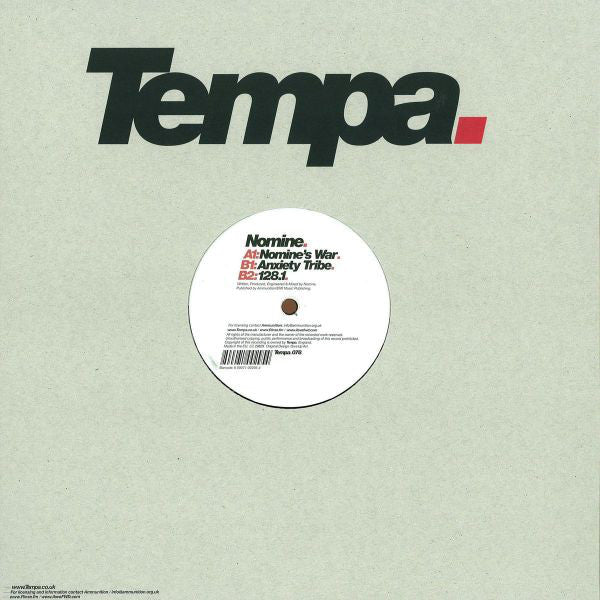 Nomine : Nomine's War (12")