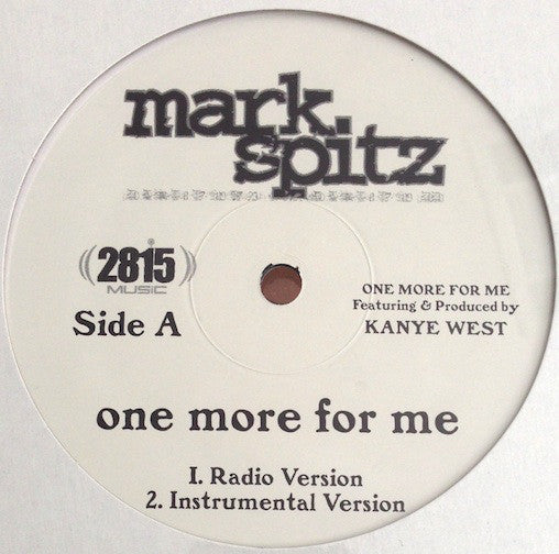 Mark Spitz : One More For Me (12")
