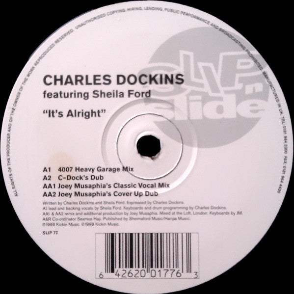 Charles Dockins Featuring Sheila Ford : It's Alright (12")