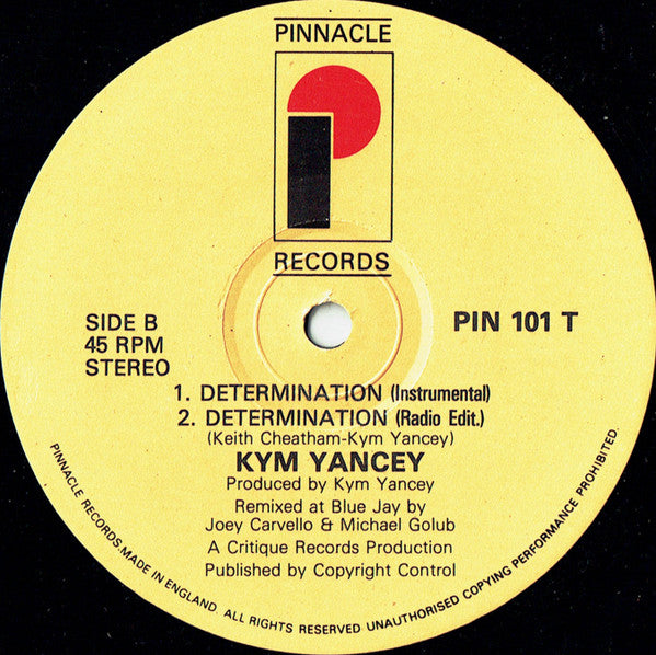 Kym Yancey : Determination (12")
