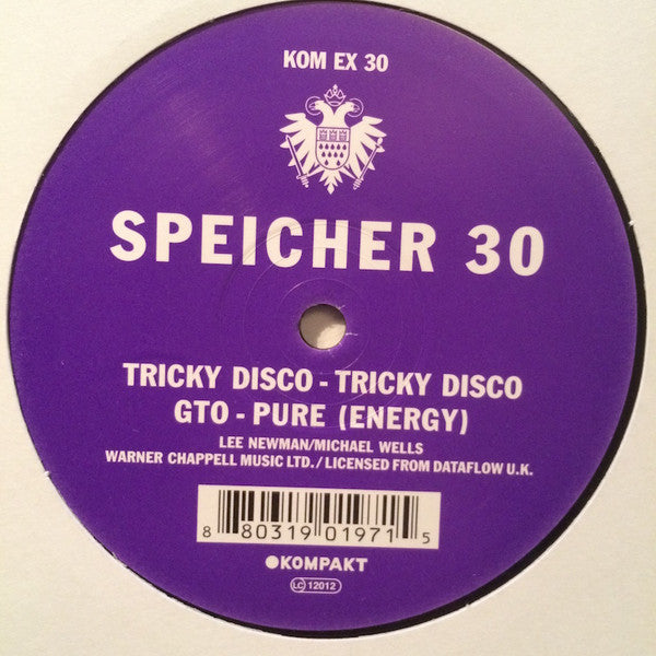 Tricky Disco / GTO : Speicher 30 (12")