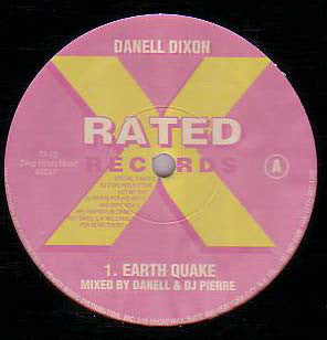 Danell Dixon : Earth Quake / Sunrise (12")