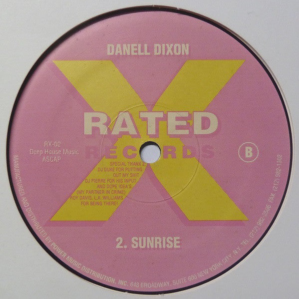 Danell Dixon : Earth Quake / Sunrise (12")
