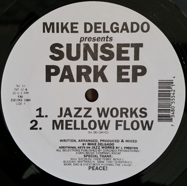 Mike Delgado : Sunset Park EP (12", EP)