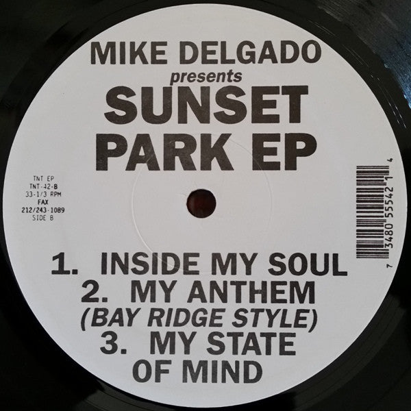 Mike Delgado : Sunset Park EP (12", EP)