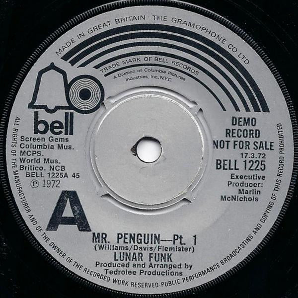 Lunar Funk (2) : Mr. Penguin (7", Promo)