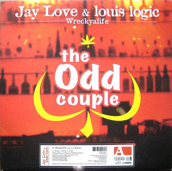 The Odd Couple - Jay Love (2) & Louis Logic : Wreckyalife (12")