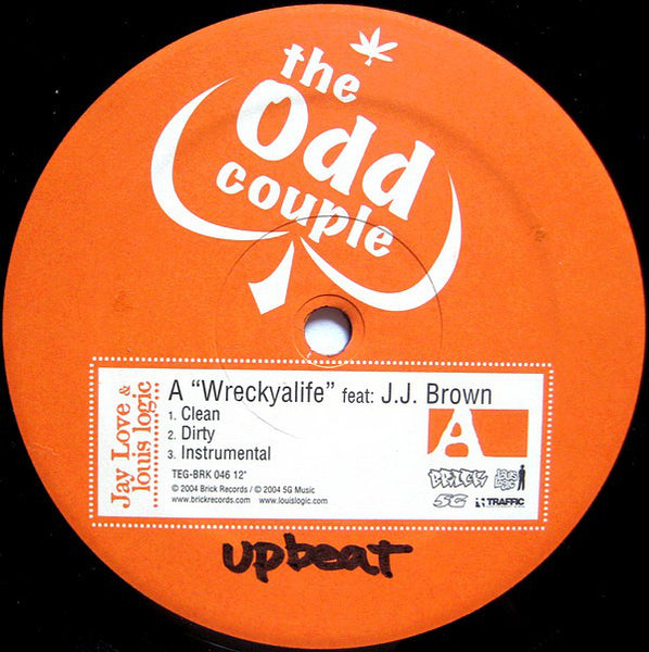 The Odd Couple - Jay Love (2) & Louis Logic : Wreckyalife (12")