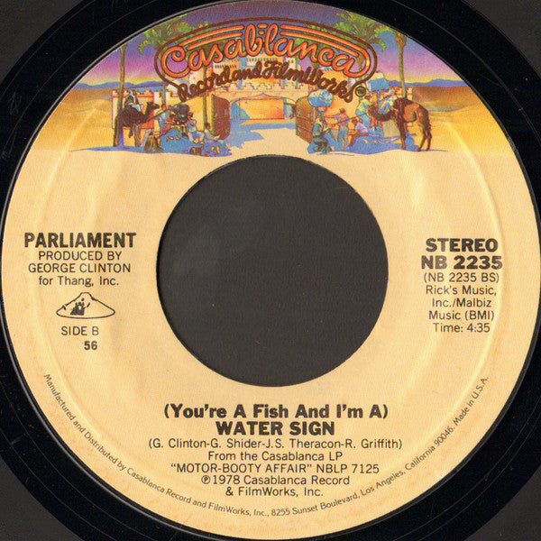 Parliament : Theme From The Black Hole (7", Single, Styrene, 56 )